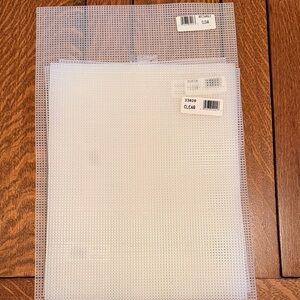 Clear Plastic Canvas Sheets